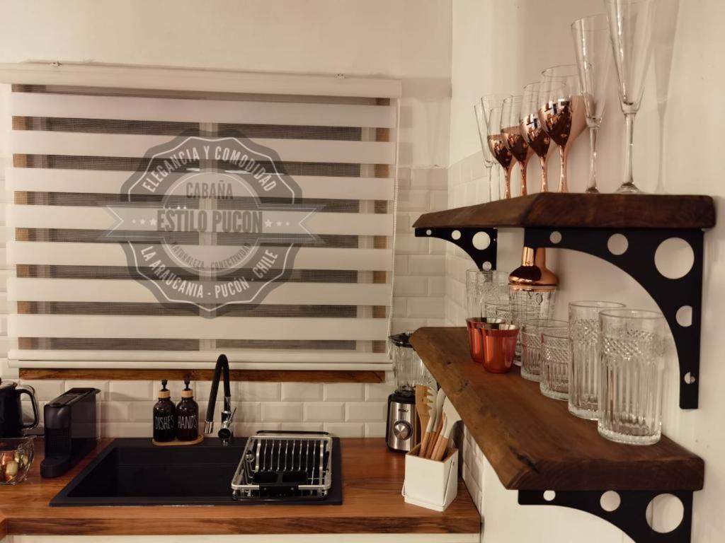 Cabana Estilo Pucón Kültér fotó
